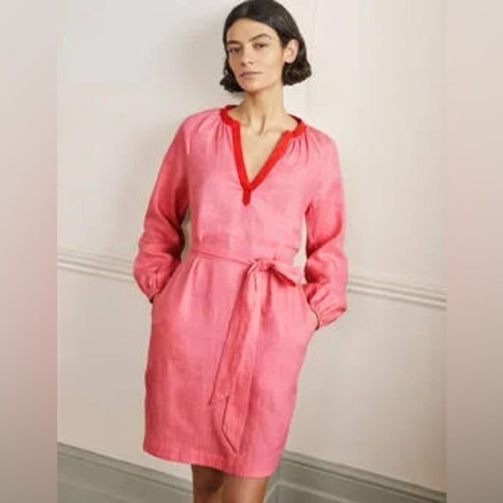 Boden Pink Mini Dress - Picture 2 of 9